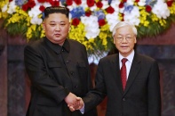 Lễ đón Chủ tịch Triều Tiên Kim Jong-un