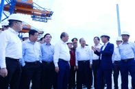 Thủ tướng Nguyễn Xuân Phúc thăm và làm việc tại cảng Gemalink