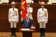 Ông Nguyễn Xuân Phúc tái đắc cử Chủ tịch nước, tuyên thệ nhậm chức 