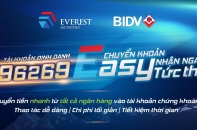 Chứng khoán Everest (EVS) triển khai dịch vụ chuyển tiền nhanh từ tất cả các ngân hàng