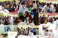 Dược Hậu Giang chăm sóc sức khỏe cho người dân Quảng Ngãi sau bão lũ