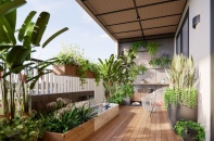 Không gian sống tại căn hộ 3 phòng ngủ Feliz Homes được khách hàng yêu thích