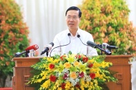 Chủ tịch nước dự lễ khánh thành, bàn giao 1.400 căn nhà đại đoàn kết tại Hậu Giang