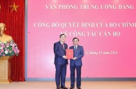 Bí thư Tỉnh ủy Nam Định giữ chức Phó Chánh Văn phòng Trung ương Đảng