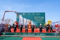 Sunshine Group cất nóc tòa S2 Lumina tại dự án căn hộ hàng hiệu đầu tiên ở KĐT Ciputra