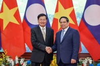 Thủ tướng Chính phủ Phạm Minh Chính hội kiến Tổng Bí thư, Chủ tịch nước Lào