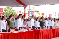 Tổng Bí thư, Chủ tịch nước Tô Lâm dự Lễ Thượng cờ "Thống nhất non sông"