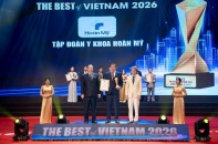 Tập đoàn Y khoa Hoàn Mỹ ghi dấu ấn với danh hiệu “Hệ thống Y khoa tốt nhất Việt Nam 2026”