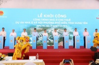 Hưng Yên: Khởi công Công trình nhà ở cho thuê Dự án nhà ở xã hội phường Phố Hiến