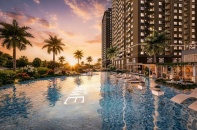 Sức hút từ căn hộ resort khu Nam TP.HCM trước cột mốc cất nóc