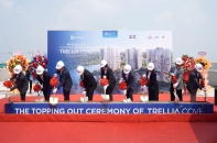 Trellia Cove tại Mizuki Park chính thức cất nóc sau hơn 1 năm thi công