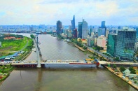 Cầu Thủ thiêm 2 hoàn thành lắp đặt dầm thép cuối cùng 