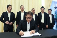 Chủ tịch Thaco xúc động, hứa thực hiện hoài bão của nguyên Chủ tịch nước Trần Đức Lương
