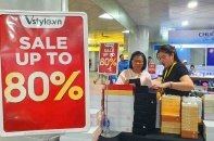 [Ảnh] Lần đầu tiên TP.HCM tổ chức siêu sale hàng hiệu dưới ga ngầm Metro Bến Thành 