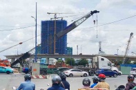 TP.HCM: Ngổn ngang trên công trình nút giao An Phú, nguy cơ kéo dài đến năm 2026