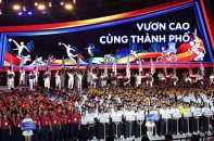 [Ảnh] Ấn tượng đêm khai mạc Đại hội Thể dục Thể thao TP.HCM lần thứ I