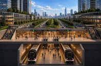 [Ảnh] Ngắm tuyến metro Bến Thành - Thủ Thiêm vượt ngầm sông Sài Gòn sâu 41 m