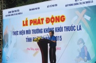 Thanh niên đi đầu trong việc thực hiện môi trường không khói thuốc lá