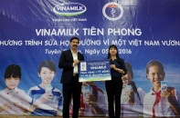 Vinamilk tiên phong trong sữa học đường, vì một Việt Nam vươn cao