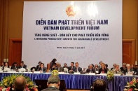 Khai mạc Diễn đàn Phát triển Việt Nam: Đòn bẩy của tăng trưởng bền vững