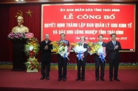 Thái Bình: Thành lập Ban quản lý khu kinh tế và các khu công nghiệp tỉnh Thái Bình