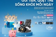 Gửi tiền, quẹt thẻ cùng VietinBank, trúng quà tặng sức khỏe hấp dẫn