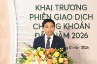Bộ trưởng Bộ Tài chính giao 7 nhiệm vụ trọng tâm cho ngành chứng khoán năm 2026