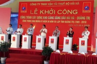 Quảng Trị: Khởi công công trình xây dựng kho cảng xăng dầu Hải Hà