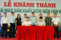 Quảng Trị có Nhà máy viên củi nén với công suất 120.000 tấn sản phẩm/năm