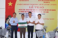 Đoàn công tác Văn phòng Chính phủ và các nhà tài trợ tri ân tại Quảng Trị