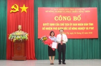 Quảng Trị có tân Phó Trưởng Ban Quản lý KKT và Phó Giám đốc Sở NN&PTNT