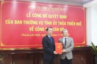 Ông Phan Thiên Định trở thành Bí thư Thành ủy Thành phố Huế
