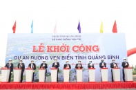 Khởi công dự án đường ven biển Quảng Bình