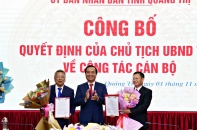 Quảng Trị trao quyết định bổ nhiệm 2 giám đốc sở