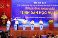 Quảng Bình phát động phong trào “Bình dân học vụ số”