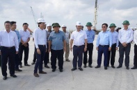 Phó thủ tướng Nguyễn Chí Dũng kiểm tra loạt dự án hạ tầng trọng điểm tại Quảng Trị