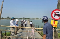 Quảng Trị cho phép hoạt động trở lại cầu phao bắc qua sông Thạch Hãn