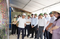 Chủ tịch Quảng Trị “thúc” tiến độ công trình trường nội trú liên cấp 285 tỷ đồng