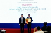 Vinamit lọt Top 5 doanh nghiệp khoa học và công nghệ của Bình Dương