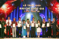 Tôn vinh các tác giả đoạt giải Báo chí Quốc gia - lần thứ IX năm 2014