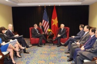 Tổng Bí thư Nguyễn Phú Trọng tiếp Đại diện Thương mại Hoa Kỳ