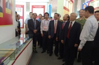 Tổng Bí thư Nguyễn Phú Trọng thăm Triển lãm 70 năm Thành tựu kinh tế - xã hội