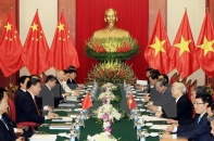 Tổng Bí thư Nguyễn Phú Trọng hội đàm với Tổng Bí thư, Chủ tịch nước Trung Quốc