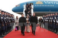 Chủ tịch nước Trương Tấn Sang bắt đầu thăm cấp Nhà nước CHLB Đức