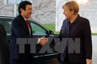 Thủ tướng Đức Angela Merkel khẳng định thúc đẩy sớm ký kết FTA Việt Nam-EU