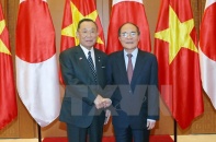 Chủ tịch Quốc hội hội đàm với Chủ tịch Thượng viện Nhật Bản