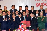 Việt Nam - Lào hoàn thành Dự án tăng dày và tôn tạo hệ thống mốc quốc giới