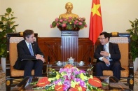 Phó Thủ tướng Phạm Bình Minh tiếp xã giao Thứ trưởng Thứ nhất Bộ Ngoại giao Hoa Kỳ