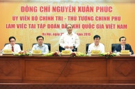 Thủ tướng Nguyễn Xuân Phúc làm việc với PVN