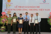 Báo Đầu tư đoạt giải A Giải Báo chí 65 năm ngành Công thương Việt Nam